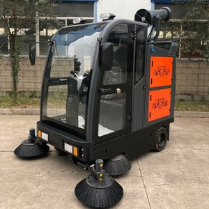 Ride On Sweeper 800mm Main Brush 500mm Side Brush 48V Electric Industrial Factory Commercial Cleaning Vehicle - Product Image 3