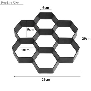 Tất cả mọi thứ cho vườn nhựa ưa thích hình lục giác sàn nhựa mô hình công cụ vỉa hè Khuôn Lát khuôn - Product Image 6