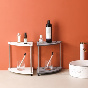 Nouveauté plateau <span class=keywords><strong>de</strong></span> diatomite absorbant l'eau supports <span class=keywords><strong>de</strong></span> séchage support 2 niveaux salle <span class=keywords><strong>de</strong></span> bain comptoir organisateur coin <span class=keywords><strong>étagère</strong></span> support - Product Image 3