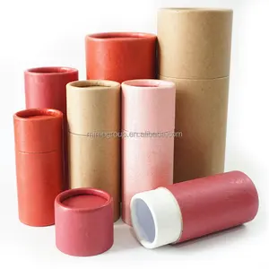 China fornecedor 10g 20g 30g 50g 100g ecológico biodegradável papel do chá tubo de embalagem tubos de papelão personalizado