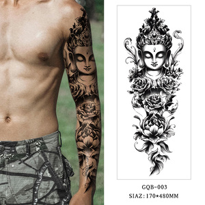 Water Transfer Temporary <b>Tattoo</b> Sticker Waterproof Stylish Design <b>Paper</b> Decal for Men Women Body Art Professional Use - Product Image 1