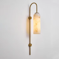 Lampe murale en pierre nuage de fer moderne LED Lumière simple et luxueuse Chambre à coucher Chevet Salon Couloir Décoration murale de fond