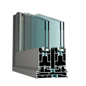 Portes coulissantes à deux rails Astral Ultra 128 Series haute performance en alliage d'aluminium 2,0 mm avec verre isolant pour espaces modernes - Product Image 3