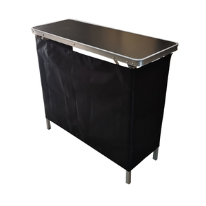 High Quality Cheap Aluminum <b>Folding</b> <b>Table</b> with Black Frame Painting - Product Image 1