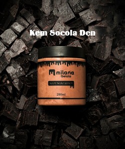 Gelato en gros au chocolat noir, pot de 280 ml, crème glacée, dessert glacé, ingrédients de qualité supérieure, fabrication au Vietnam - Product Image 1