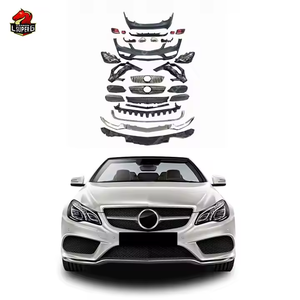 Kit de Carrocería LEGAI W207 Clase E Coupé Estilo E63, Actualización de Antiguo a Nuevo, con Parachoques, Faros Delanteros y Traseros Negros, Ensamblaje con Tornillos, Excelente Ajuste - Product Image 1