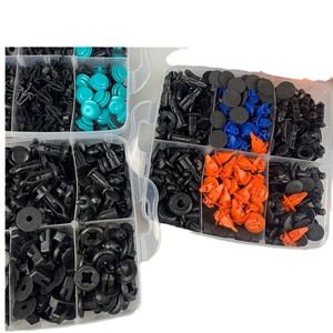 Kit de fixation pour panneaux de carrosserie automobile, 635 pièces, rivets en plastique, vis, outil de réparation automobile, boîte avec tournevis - Product Image 2