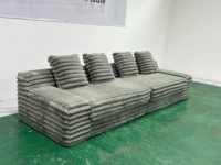 Canapé gigantique inclinable Mufang, canapé-lit compressé, éponge haute densité, design moderne de haute qualité pour salon et villa