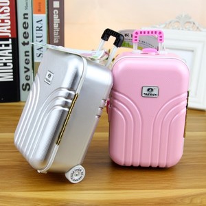 Yu Mo Travel <b>Suitcase</b> Piggy Bank Rectangle Cute Childrens Trolley Money Box Gift Desktop Ornament - Product Image 1