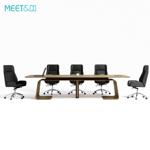 Sang trọng dài 10 người phòng họp bảng hiện đại lớn Hội Đồng Quản trị phòng hội nghị bàn và ghế đặt - Product Image 6