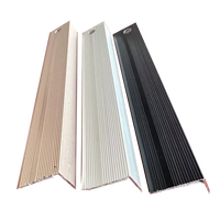 Plinthe en aluminium anodisé extrudé, profilé de moulure murale métallique étanche pour la rénovation intérieure de la maison