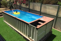 Piscine de conteneur d'expédition réelle sur mesure