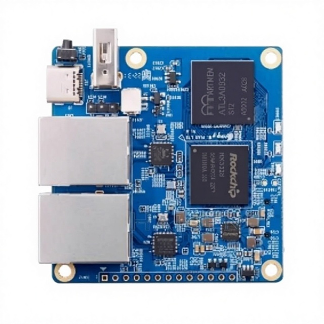 Original Orange Pi R1 Plus LTS Single Board Computer, Rockchip RK3328 Quad-Core Cortex-A53 64-Bit Processor Orange Pi R1 Plus