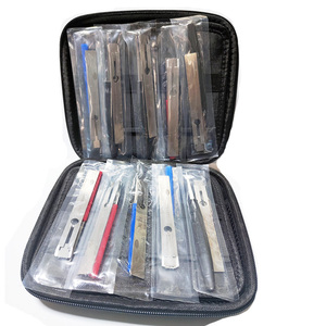 LISHI Tool 24 PCS Juego de púas de bloqueo de primera generación HU66 HU83 HU87 HU92 HU101 HY22 VA2T SIP22 NSN14 HY22 HU100 Herramienta de cerrajería - Product Image 1