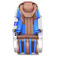 Fauteuil de massage commercial avec système de paiement, accepteur de billets, boîte à monnaie, machine à griffes à monnayeur, fauteuil de massage 4D avec système de paiement
