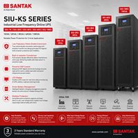 Santak SIU-1K SIU-2KS SIU-3KS SIU-6KS SIU-10KS Onduleur industriel en ligne basse fréquence 1KVA 2KVA 3KVA 6KVA 10KVA