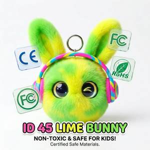 Conejito <span class=keywords><strong>Verde</strong></span> Lima con Control por Aplicación, Peluche Inteligente que Habla, Juguete Educativo Temprano, Compañero de Aprendizaje en Más de 60 Idiomas, Lavable - Product Image 3