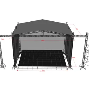 트러스 시스템 콘서트 소리 알루미늄 연단 트러스 기둥 콘서트 이벤트