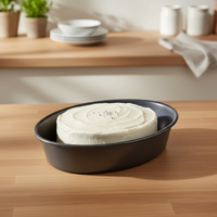 Mini moule à gâteau en acier au carbone réutilisable, résistant à la chaleur, compatible four