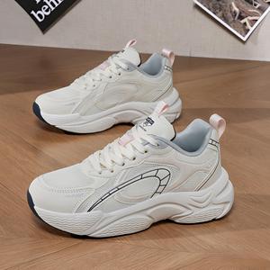 Baskets Homme Sportives <span class=keywords><strong>Tendance</strong></span> 2025 avec Logo Personnalisé, Respirantes, Antidérapantes, Fermeture à Lacets, Doublure Coton, Semelle Intermédiaire EVA Amortissante, Collection Printemps - Product Image 1