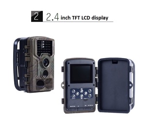 <span class=keywords><strong>H881</strong></span> Nouveau produit 2022 Caméra de surveillance de sentier de chasse activée par le mouvement 120 degrés Portée de détection de 25 m Caméra de surveillance de la faune et de la chasse 1080P - Product Image 4