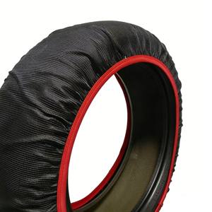 Chaussettes de neige pour voiture en gros Wanpu 550g en polyester haute résistance, chaînes de traction antidérapantes pour pneus, outils de sécurité pour la conduite hivernale - Product Image 5