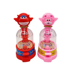 Mini cancha de baloncesto Candy Toy Shoot en la cesta Toy Candy Cartoon shooting machine Toy Candy