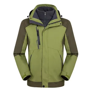 outdoor Jackets Outdoor Jacket Waterproof Nylon Jacket Outdoor Seamless Warm Unisex Army Green Color