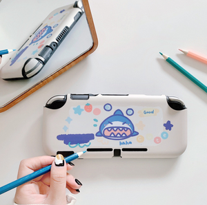 Nouvelle coque de protection à motif requin de dessins animés pour manette de jeu <span class=keywords><strong>Nintendo</strong></span> <span class=keywords><strong>Switch</strong></span> / <span class=keywords><strong>Lite</strong></span>, <span class=keywords><strong>accessoires</strong></span> de coque mignons - Product Image 4