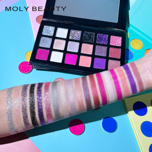 Bảng Màu Mắt Tự Làm Dạng Chảo Vuông 18 Màu Trang Điểm Thuần Chay Phấn Mắt Màu Cao Thương Hiệu Của Riêng Bạn - Product Image 2
