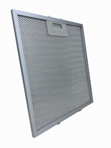 Kap mesin dapur permukaan filter melengkung, suku cadang saringan aluminium menyerap lemak - Product Image 3