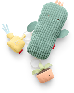 Tapis d'éveil lavable avec 6 jouets sensoriels détachables pour développer les capacités motrices, tapis de jeu et d'activités pour bébé - Product Image 5