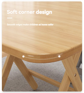 2024 YOUTAI spedizione veloce moderno quadrato rotondo rettangolo solido tavolo pieghevole per sala da pranzo - Product Image 6