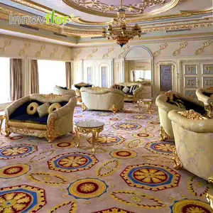 Dubai Hotel de 5 estrellas Axminster alfombra venta al por mayor, precio de fábrica, resistente al fuego de la alfombra