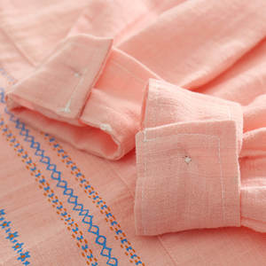 CUSTOM Bangladesh Boys Casual cuello mandarín sin mangas 100% Camisa de algodón con tela transpirable de secado rápido para primavera otoño - Product Image 4