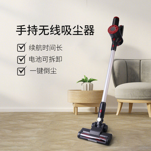 Handheld Cordless <b>Vacuum</b> Cleaner Wireless <b>Portable</b> Dry With Dust Bin 1.35kg Black And Red E23 - Product Image 1