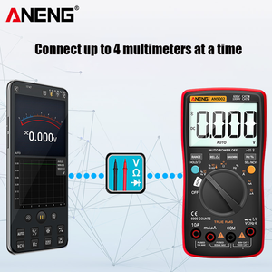 Multímetros Inteligentes con Bluetooth, Monitoreo Remoto de Datos, Multímetro de Rango Automático ANENG AN9002 - Product Image 3
