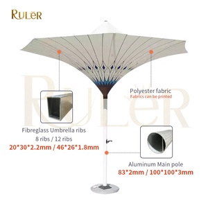 Projet parasol extérieur Jardin Hôtel <span class=keywords><strong>Tulipe</strong></span> <span class=keywords><strong>Parapluie</strong></span> Fleur Parasol Électrique Patio <span class=keywords><strong>Parapluie</strong></span> - Product Image 3