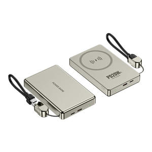 Banco de Energía Portátil de 10000 mAh, Mini Bancos de Energía Magnéticos con Carga Rápida QC 4.0 Tipo-C, Batería Externa de 5000 mAh, Estaciones de Carga - Product Image 2