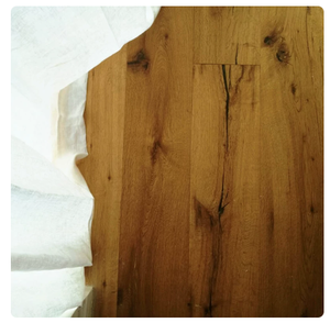Warm Brown Knotted <b>Engineered</b> Stable Wide Hickory Wood <b>Flooring</b> For Villa Bedroom Lounge Installation - Product Image 1