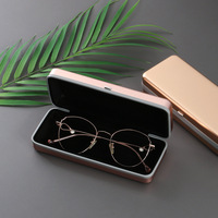 Nouvel étui à lunettes portable ultra-léger résistant à la pression pour hommes et femmes, myopie et lunettes de soleil, boîte de rangement en alliage d'aluminium
