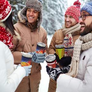 Manchons isolants en néoprène avec poignée pour gobelets de 20 oz, manchon réutilisable pour café glacé, compatible avec <span class=keywords><strong>Starbucks</strong></span> - Product Image 6