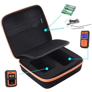 Maßgefertigtes EVA-Etui für ThermoPros <span class=keywords><strong>TP</strong></span>-Serie Thermometer, Schaumstoffeinlage Schützende Aufbewahrungstasche mit Innentasche - Product Image 2