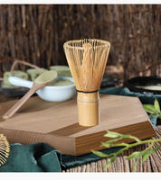 Fouet à Matcha Traditionnel Personnalisé 100% Bambou, 80/100/120 Dents, Chasen Japonais pour Thé Vert Matcha, Cadeau Idéal pour les Amateurs de Poudre de Thé Vert