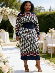 Neuestes Miyaki Elegantes Modisches Temperamentvolles Langarm Plissiertes Übergrößen Damenkleid - Product Image 5