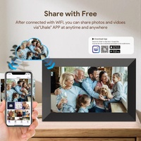 Uhale bingkai foto Digital 10.1 inci, dengan rotasi otomatis definisi tinggi layar sentuh memori 16GB