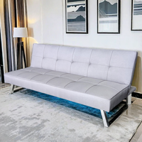 Canapé-lit moderne de l'usine de Dongguan, convertible et confortable, idéal pour les petites chambres