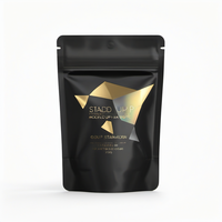Bolsa con Cierre Deslizante Metálico Dorado, Base Plana, para Frutos Secos, 1.2 kg, Acabado Satinado, Venta al Por Mayor