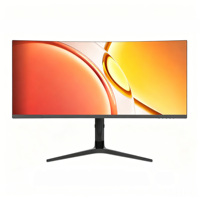 Moniteur incurvé VA personnalisable OEM de 34 pouces, 4K, 144 Hz, résolution 3440x1440 pour le jeu sur ordinateur de bureau et l'e-sport