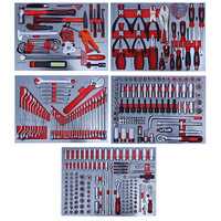 Set Perkakas Tangan Lengkap Hard Case 369 Pcs, Ukuran 1/4", 3/8", 1/2" untuk Garasi, Bengkel & Peralatan Industri OEM